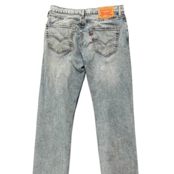 Levi’s 511 Jeans Size 33 X 30 Light Wash Denim Straight Legs - Picture 4 of 11